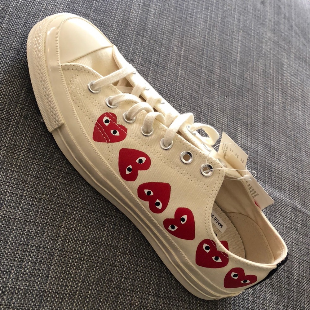 Men’s Comme De Garçon Converse, sz 10